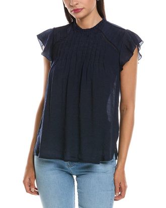 Nanette Lepore Ruffle Sleeve Blouse