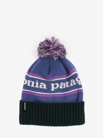 Patagonia Powder Town beanie Park Stripe Barnacle blue