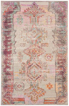Safavieh Alfombra gris/morado 122 x 183 cm