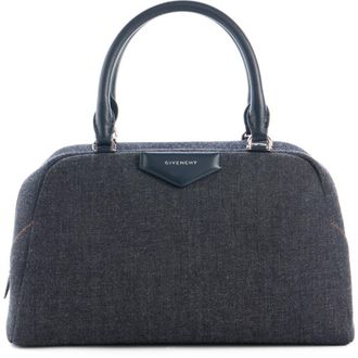 Givenchy Medium Antigona Denim East/West Satchel in 415-Indigo Blue at Nordstrom