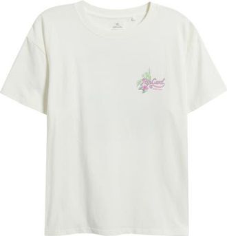 Rip Curl Relaxed Fit Graphic T-Shirt in Bone at Nordstrom, Size X-Small