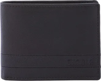 Laura Biagiotti Cartera Compacta de Cuero - Accessories - Hombre - Negro - ONE SIZE