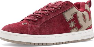 DC Court Graffik SE Mens Skate Shoes Red/Taupe : 12.5 D - Medium, Leather