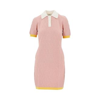 Fendi Jacquard FF knit mini dress Woman 38