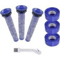 OEM Filtro Para Dyson V7 Y V8, Filtros De Repuesto Reehi Para Aspiradoras Dyson, Absolute Y Animal, 3 Postfiltros Hepa Y 3 Prefiltros Para Dyson V7 Y V8 -