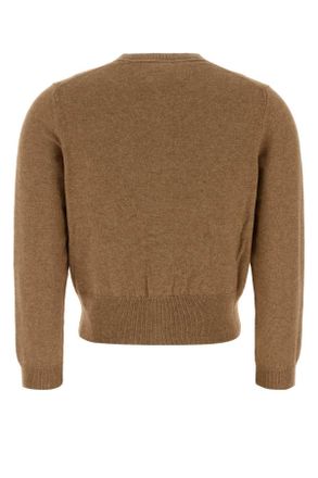 Isabel Marant Womens Cardigan Camel Cotton Laine Bord
