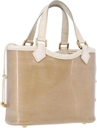 Louis Vuitton Pre-owned Epi Plage Hand Bag - Dames - Vintage Handtas - Beige - ONE Size - Leer - Vintage