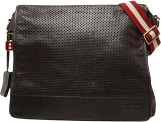 Bally Pre-owned Shoulder bag - Heren - Vintage Schoudertas - Bruin - ONE Size - Leer - Vintage