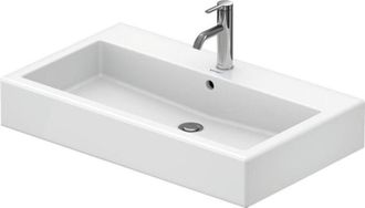 Duravit Duravit - Lavabo Vero De 800 Mm, Con Rebosadero, Con Banco De Toma