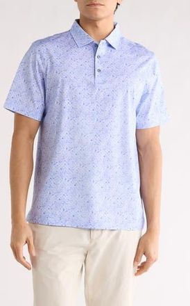 Bugatchi Victor OoohCotton Polo in Air Blue at Nordstrom Rack, Size Xx-Large