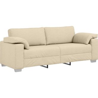 vidaXL Sof&aacute; Crema 219 X 77 X 82 Cm Tela Vidaxl
