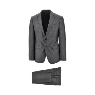 Emporio Armani M Line m&eacute;lange wool suit Man 46
