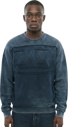 Diesel Blue Crew Neck Sweatshirt
