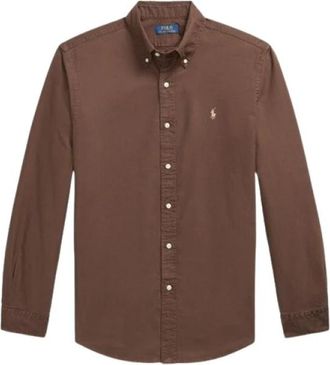 Ralph Lauren Overhemden > Casual Overhemden - Heren - Casual Overhemden - Bruin - XL - Overhemden