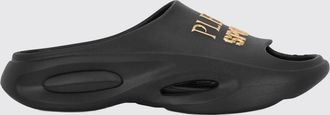 Plein Sport Ciabatte slide in gomma con logo stampato