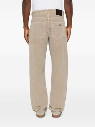 Emporio Armani Cotton Corduroy Jeans - Beige