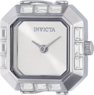 Invicta Mini 49580 Dames Horloge - Quartz Uurwerk - Roestvrij Staal met zilveren Wijzerplaat - 21mm