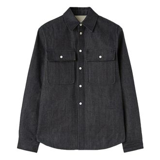 Jil Sander Casual Shirts, male, Gray, Size: XS Camicia
