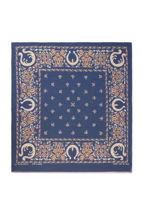 KAPITAL Antler Naja Printed Cotton-Voile Bandana