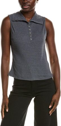Chaser Rib Knit Button Down Tank Top