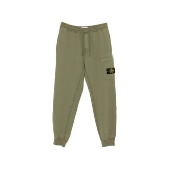 Stone Island Sweatpants, male, Green, Size: L Sweatpants