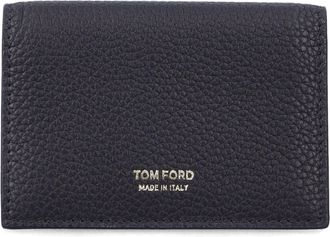 Tom Ford Soft Grain Leather T Line Bifold Wallet