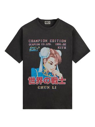 Kith x Capcom T-shirt Chun Li Champion Edition - Grigio