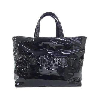 Saint Laurent Bolso Tote de Charol Pre-owned - Pre-owned - Mujer - Negro - ONE SIZE