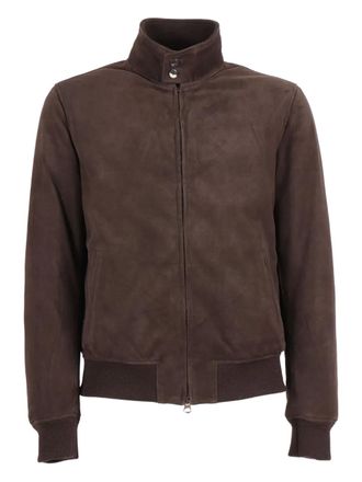 STEWART Nuvola jacket - men - Leather - 48 - Brown