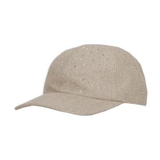 PANICALE Baseballpet - unisex - Petten - Beige - M - Pailletten - Accessoires