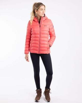 Weird Fish Eshka Lightweight Padded Jacket in Coral Spice at Nordstrom, Size 12