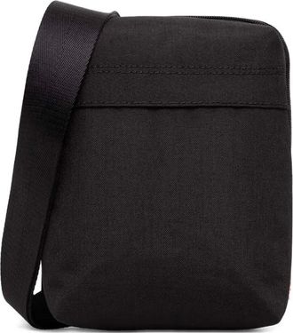 Diesel logo-tag shoulder bag - Black