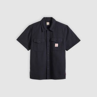 Levi's Short Sleeve Worker Shirt - Mens - 2XL - Black
