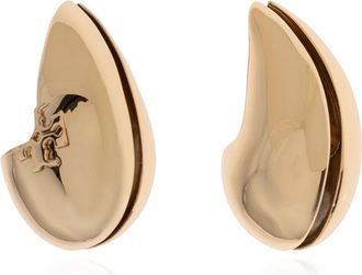 Tory Burch Wave Earrings - Dames - Oorbellen - Geel - ONE Size - Accessoires