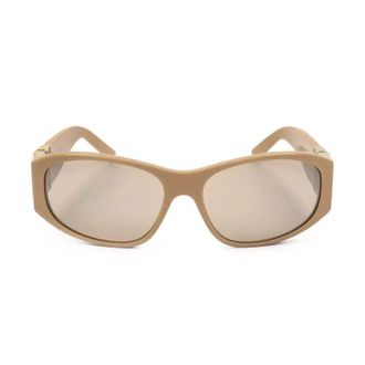 Givenchy GV40054I57G Square Full Rim Sunglasses - Beige