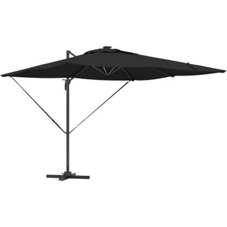 vidaXL Sombrilla Negro 286 X 285 X 270 Cm Aluminio Vidaxl