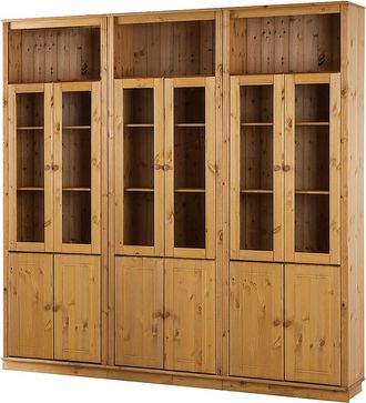 Maison Belfort home24 Maison Belfort Bücherwand Lillehammer III Massivholz Kiefer 222x219x34 cm (BxHxT)