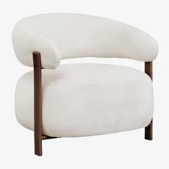 Sklum Poltrona In Tessuto Chenille E Ferro Jolie Sklum