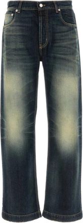 Alexander McQueen Wijde Pijp Jeans - Heren - Regular Fit Jeans - Blauw - M - Katoen - Jeans