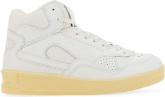 Jil Sander White Leather Sneakers