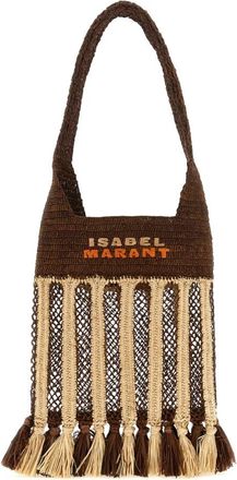 Isabel Marant Praia Small Bag - Dames - Schoudertassen - Bruin - ONE Size - Tassen