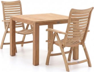 Sunyard Furniture Sunyard Corby/Buxton 90cm dining tuinset 3-delig verstelbaar