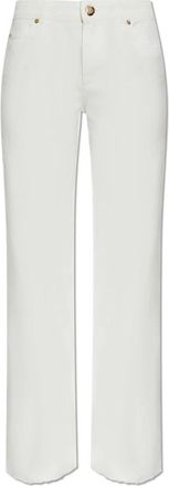 Balmain Straight-leg jeans - Dames - Regular Fit Jeans - Wit - M - Denim - Jeans