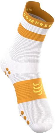 Compressport Pro Racing Socks V4.0 Run High Laufsocken - Unisex | wei&szlig;