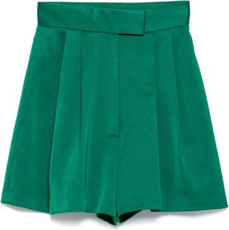 Alex Perry Geplooide shorts - Groen