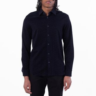 Emporio Armani Asv Lyocell Blend Jersey Shirt, Size Small