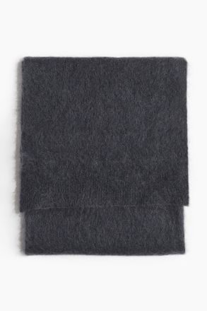 H&M Schal aus Mohairmix - Grau