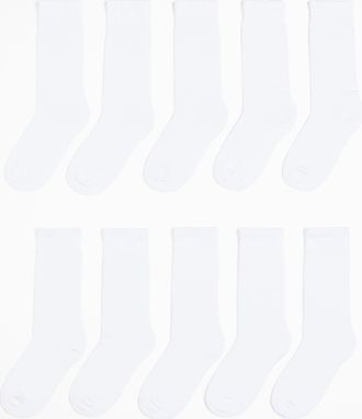 H&M 10er-Pack Socken - White