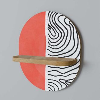 OEM Estante Ovalado Tesoro De Naranja