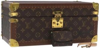 Louis Vuitton Pre-owned Canvas pouches - Dames - Vintage Tassen - Bruin - ONE Size - Vintage